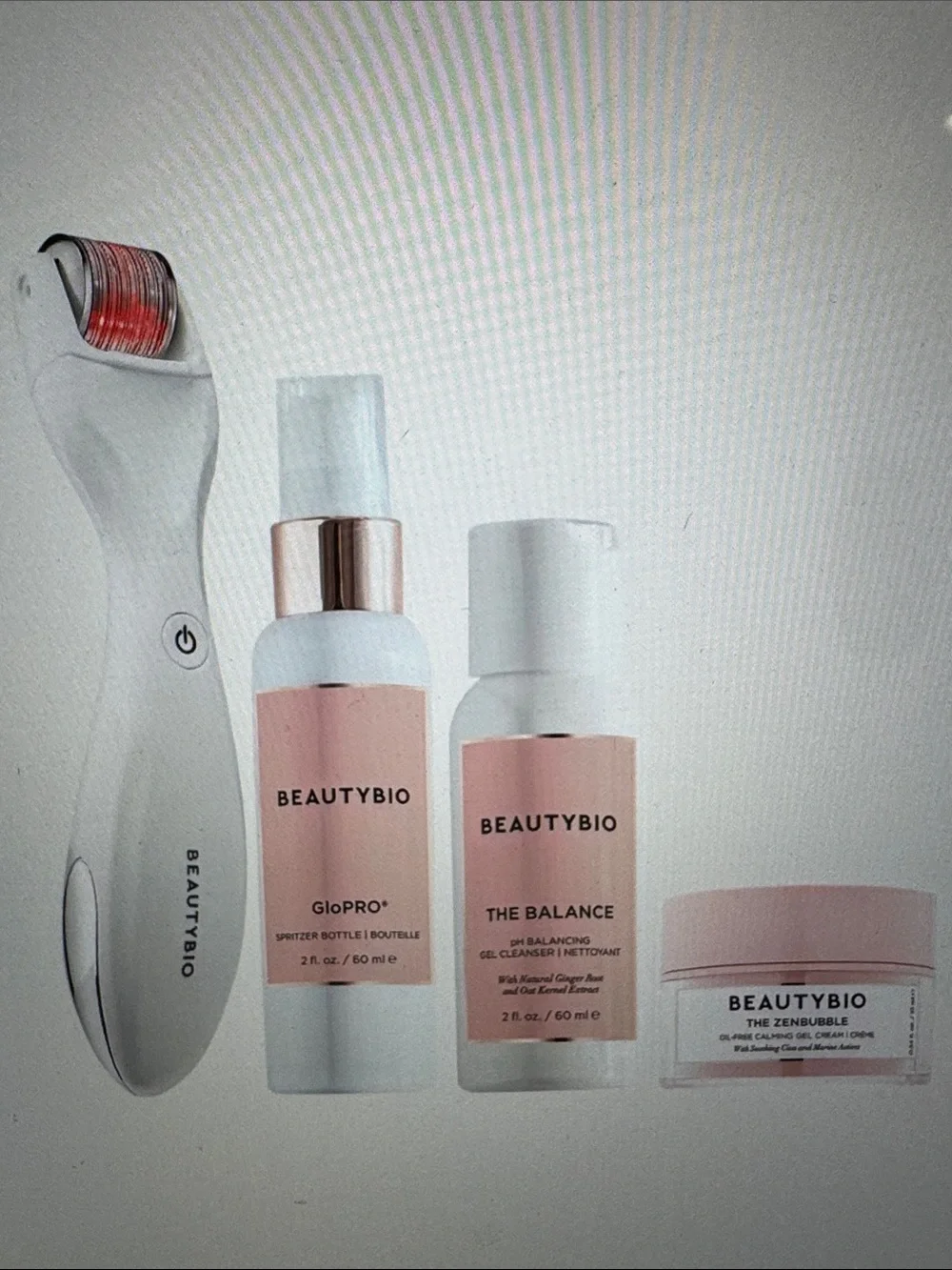 BEAUTYBIO Pink Facial Microneedling Discovery Set - Get That Glow